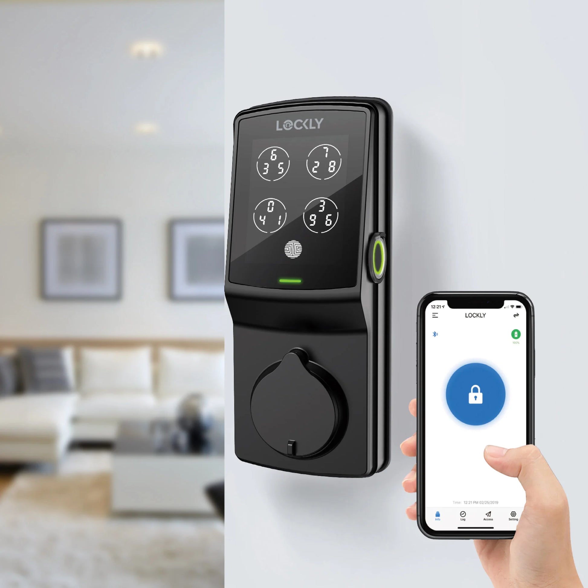 Peek-Proof  Secure plus Smart Lock