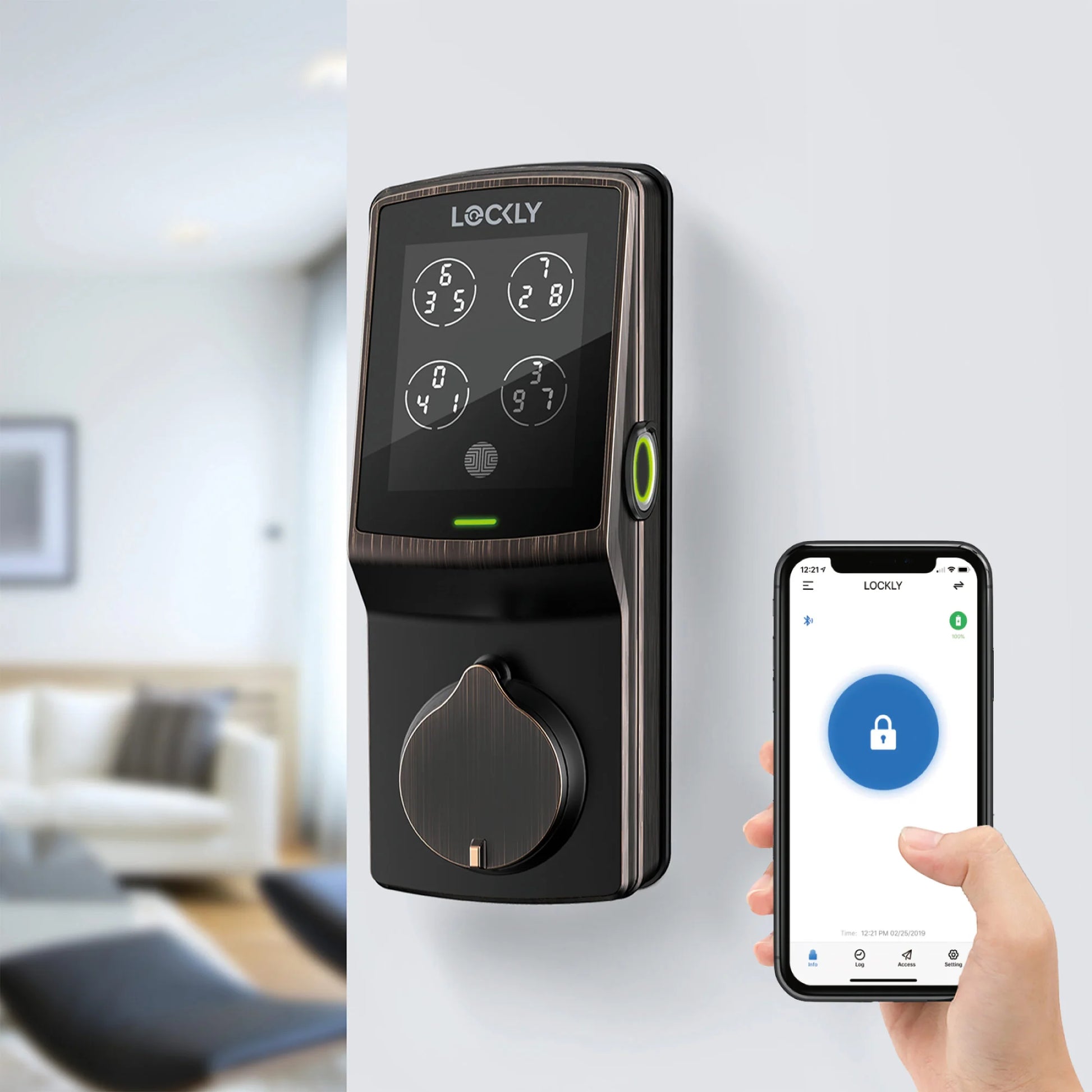 Peek-Proof  Secure plus Smart Lock