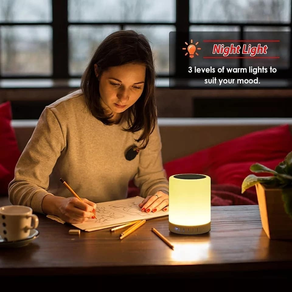 Portable Lamp Touch Bluetooth Speaker