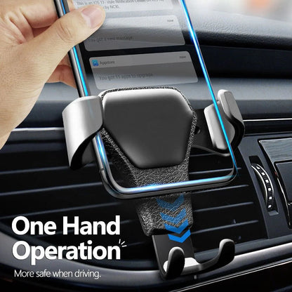 Gravity Car Holder for Phone in Car Air Vent Clip Mount No Magnetic Mobile Phone Holder Cell