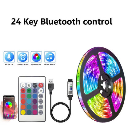 Usb Led Strip 5V 5050 Rgb Led Lights for Room Bluetooth Wifi Alexa Led Tape Colorful Children into the Room Backlight Led Band