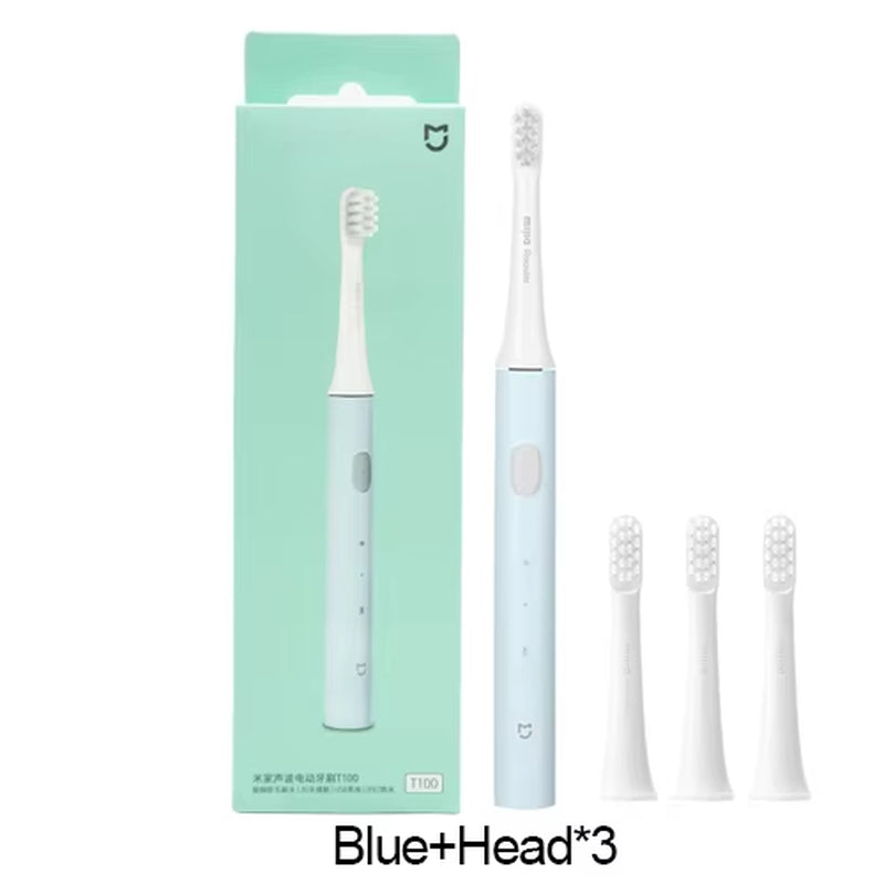 MIJIA Sonic Electric Toothbrush T100,Battery Life 30 Day,16500Rpm Vibration,Usb Rechargeable IPX7 Waterproof Toothbrushes