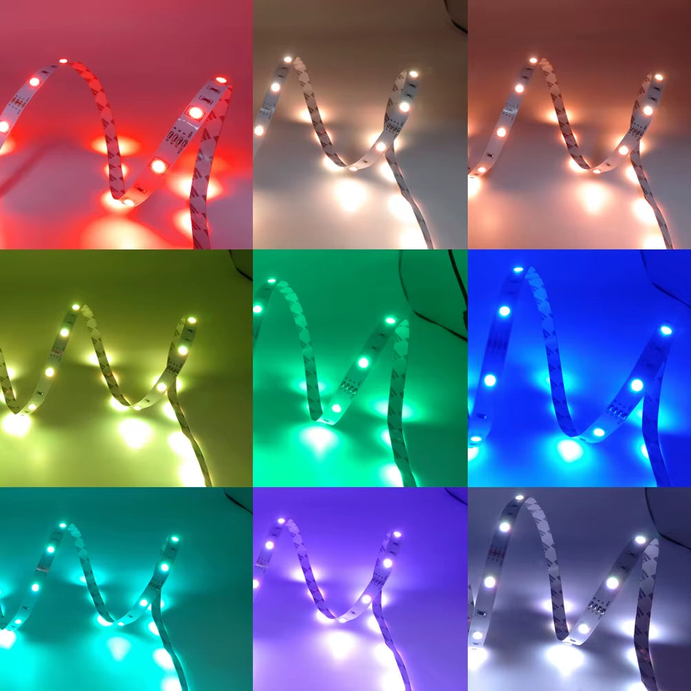 Usb Led Strip 5V 5050 Rgb Led Lights for Room Bluetooth Wifi Alexa Led Tape Colorful Children into the Room Backlight Led Band